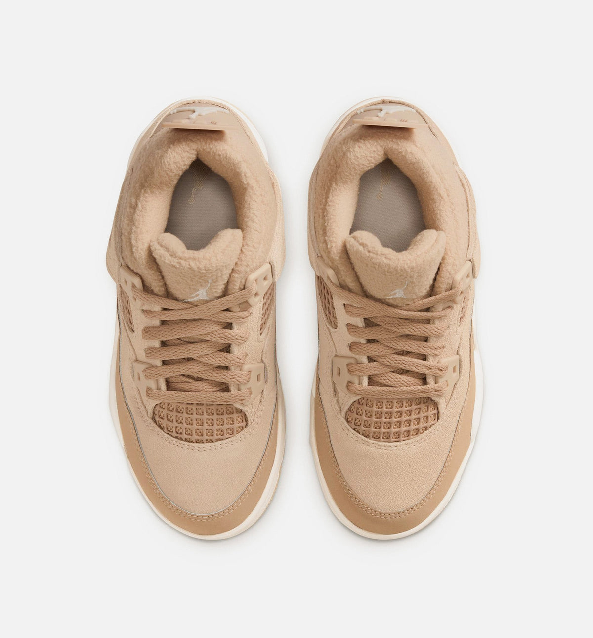Air Jordan 4 Retro Cozy Girl Women's Sneakers - Hemp/Light Orewood Brown