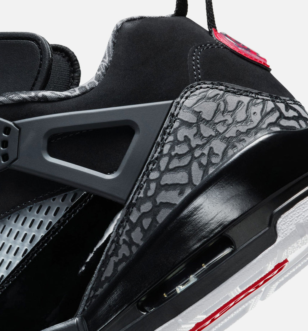 Spizike Low Men's Lifestyle Sneakers - Black / Classic Green / White / Varsity Red