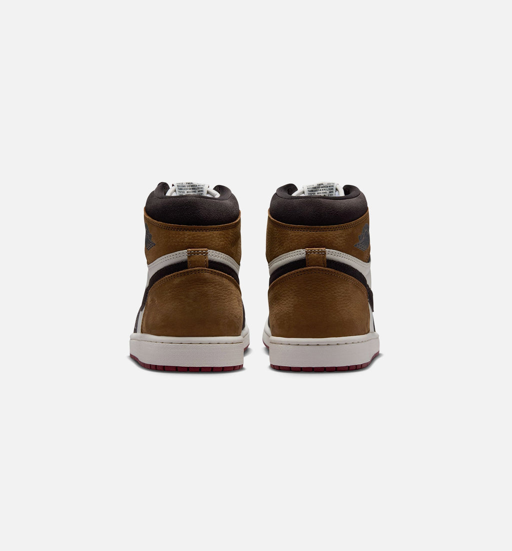 Air Jordan 1 Retro High OG Love Letter Men's Sneakers - Shadow Brown/Team Red