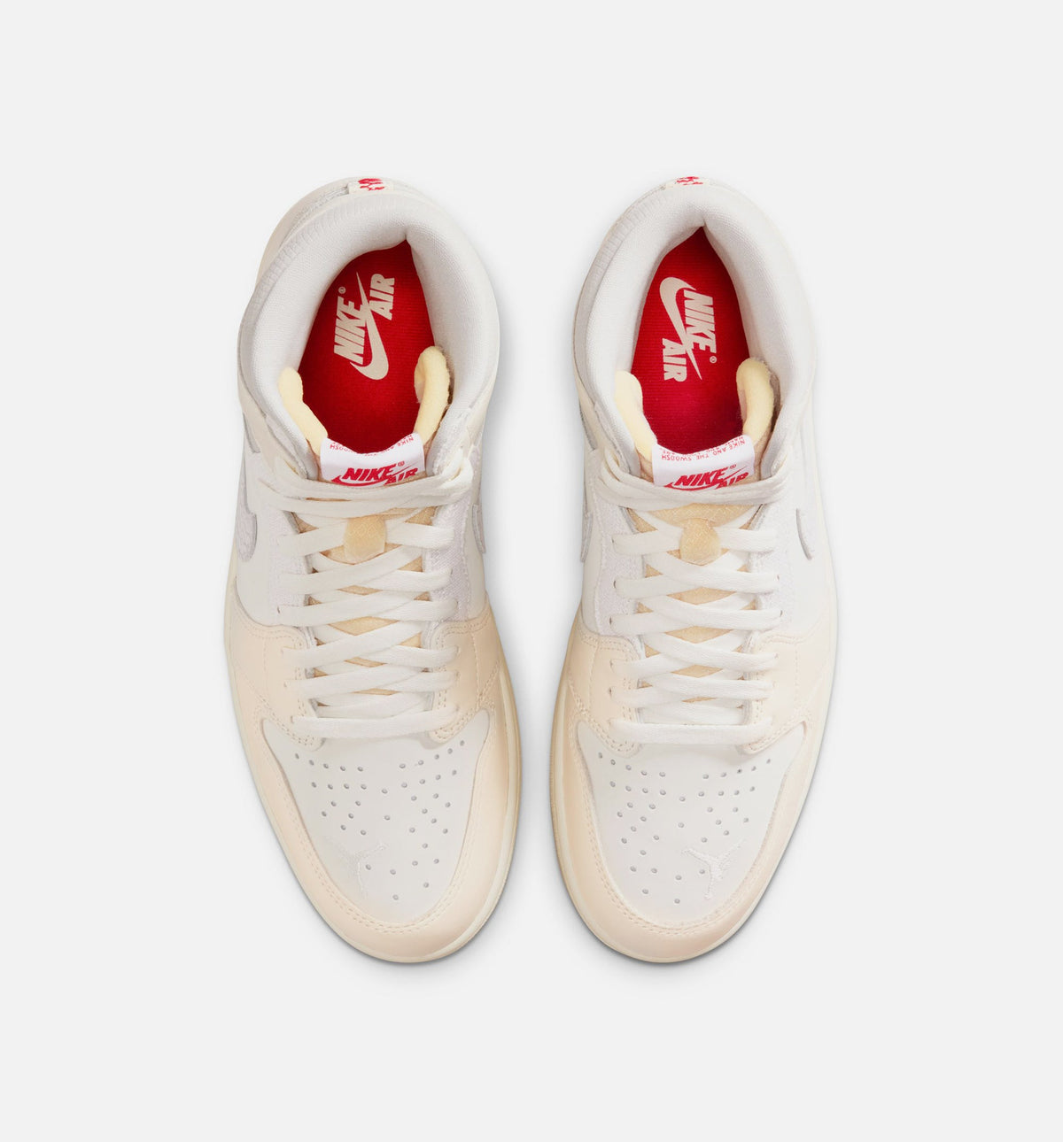 Air Jordan 1 Retro High OG Sail Men's Sneakers - Sail/University Red