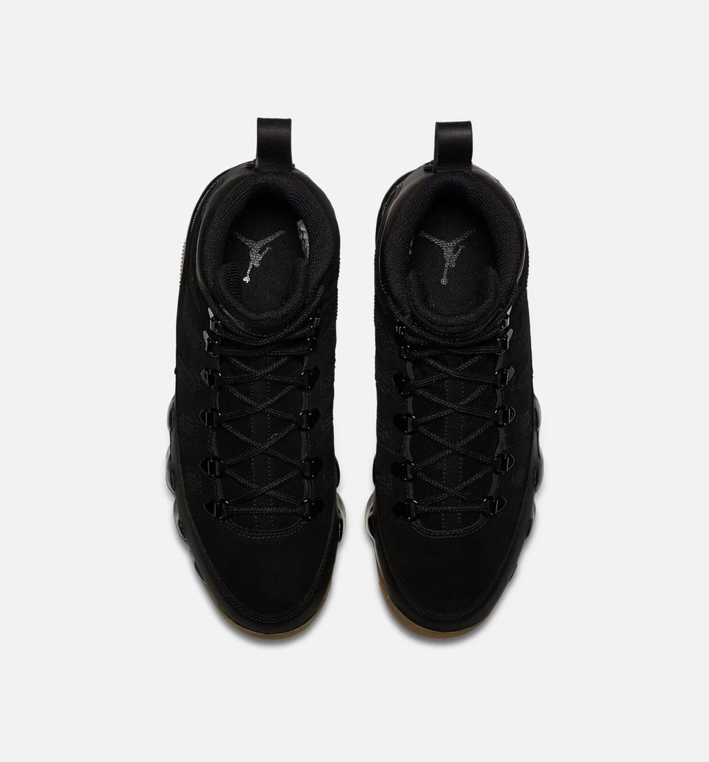Air Jordan 9 Retro Men's Lifestyle Boots - Black / Gum Light Brown
