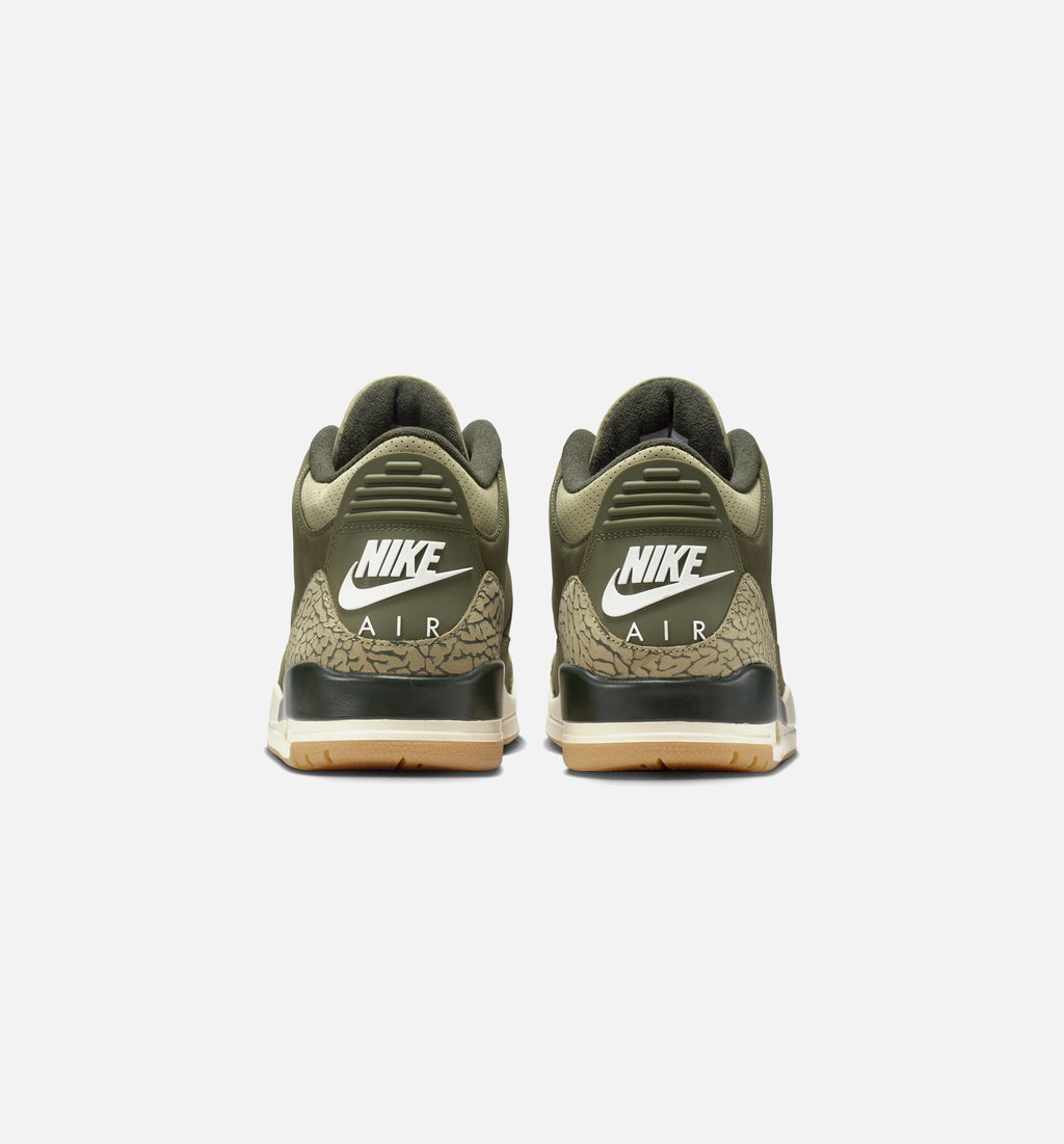 Air Jordan 3 Retro Medium Olive Men's Sneakers - Medium Olive/Sequoia/Sail