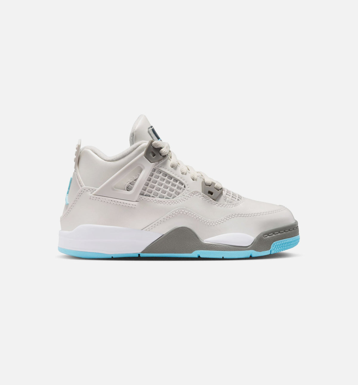 Air Jordan 4 Retro Blue Chill Preschool Sneakers - Photon Dust/Blue Chill/White