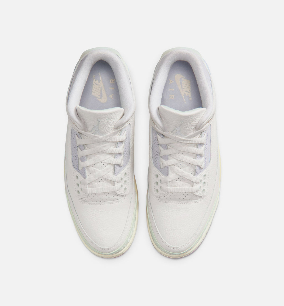 Air Jordan 3 Retro Sail And Jade Aura Men's Sneakers - Sail/Jade Aura/Iced Carmine