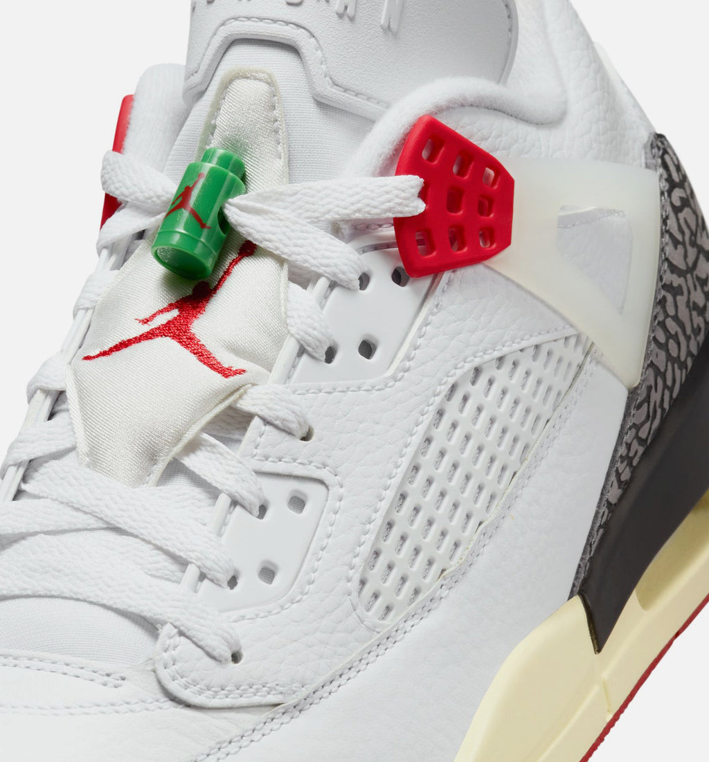 Spizike Low Men's Lifestyle Sneakers - White / Black / Sail / Varsity Red