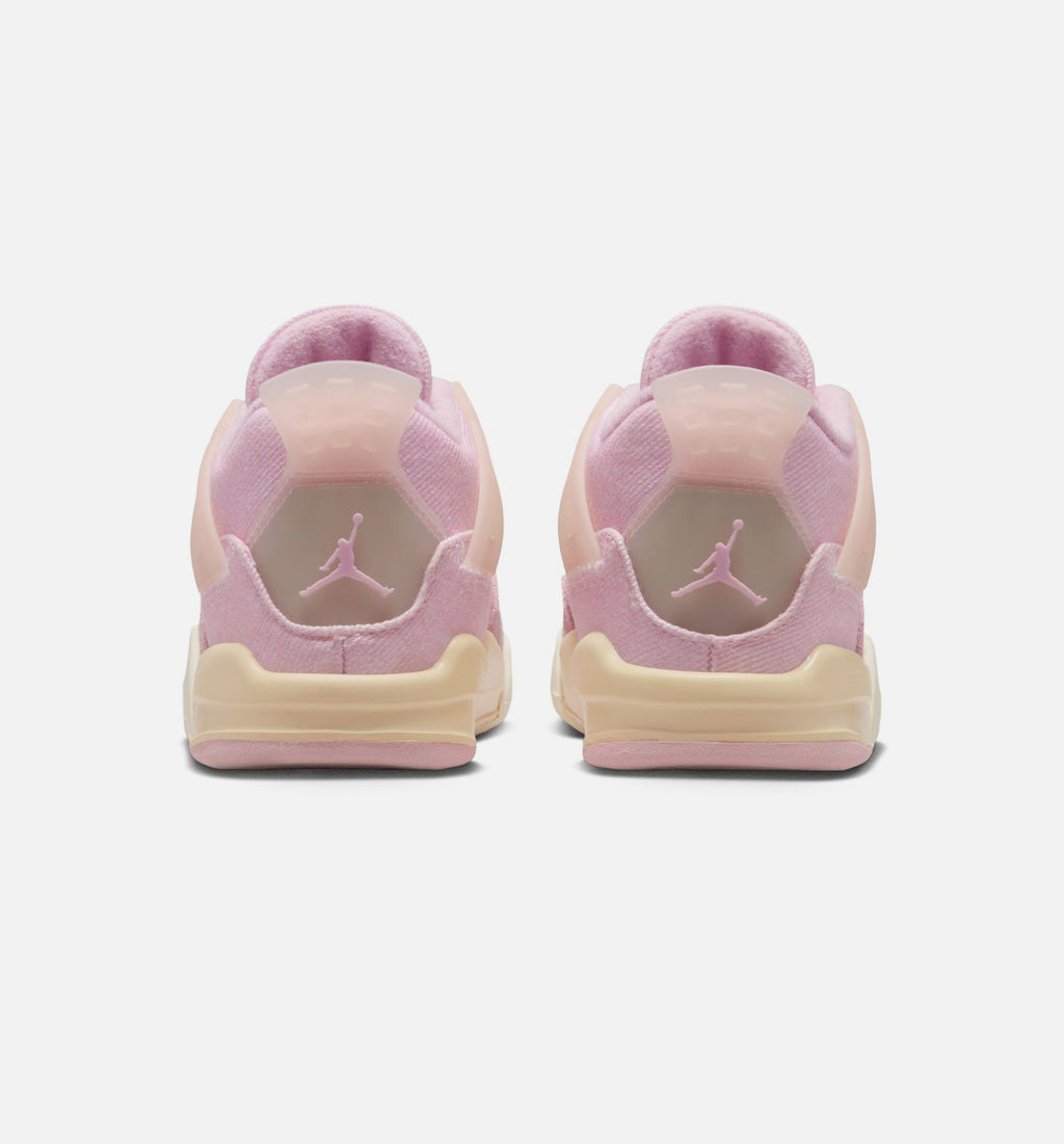 Air Jordan 4 Retro Pink Pearl And Iced Carmine Infant & Toddler Sneakers