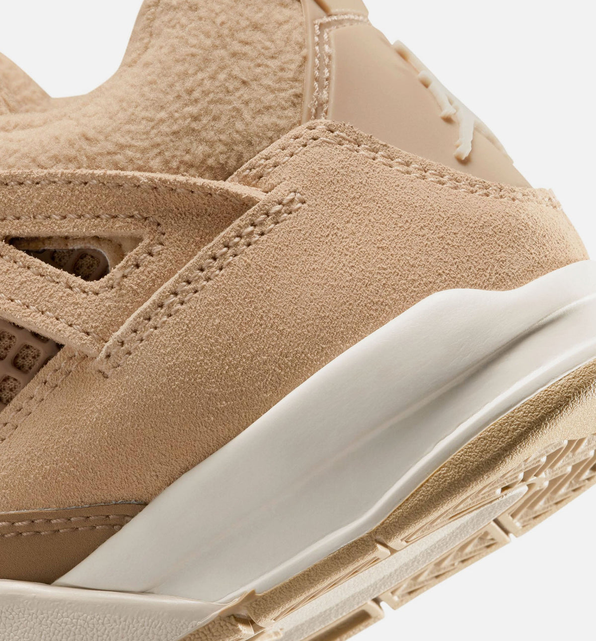 Air Jordan 4 Retro Cozy Girl Women's Sneakers - Hemp/Light Orewood Brown