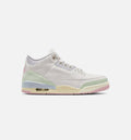 Air Jordan 3 Retro Sail And Jade Aura Men's Sneakers - Sail/Jade Aura/Iced Carmine