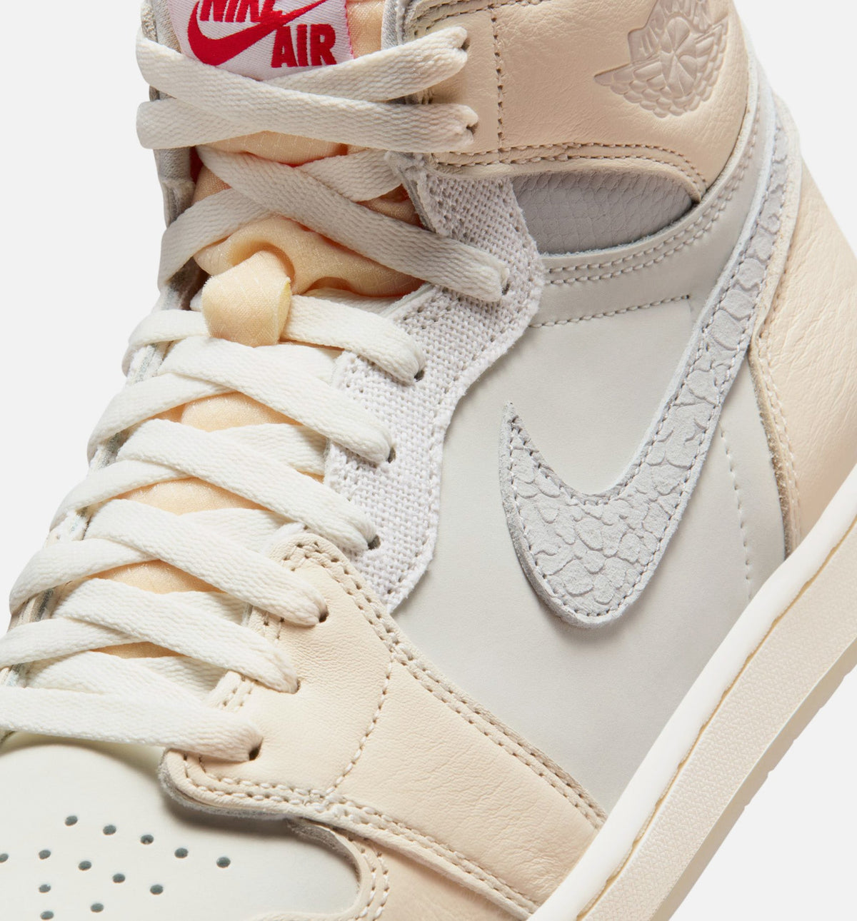 Air Jordan 1 Retro High OG Sail Men's Sneakers - Sail/University Red