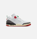 Spizike Low Men's Lifestyle Sneakers - White / Black / Sail / Varsity Red