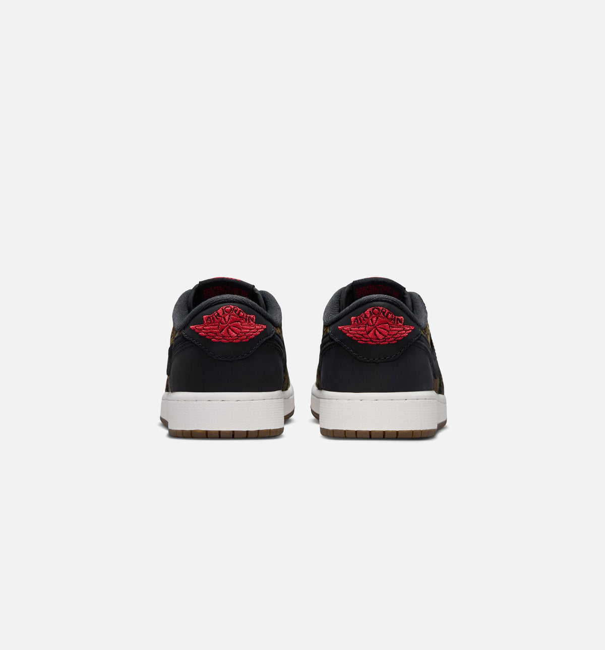 Air Jordan 1 Retro Low OG Laser Grade School Sneakers - Black/Varsity Red/Summit White