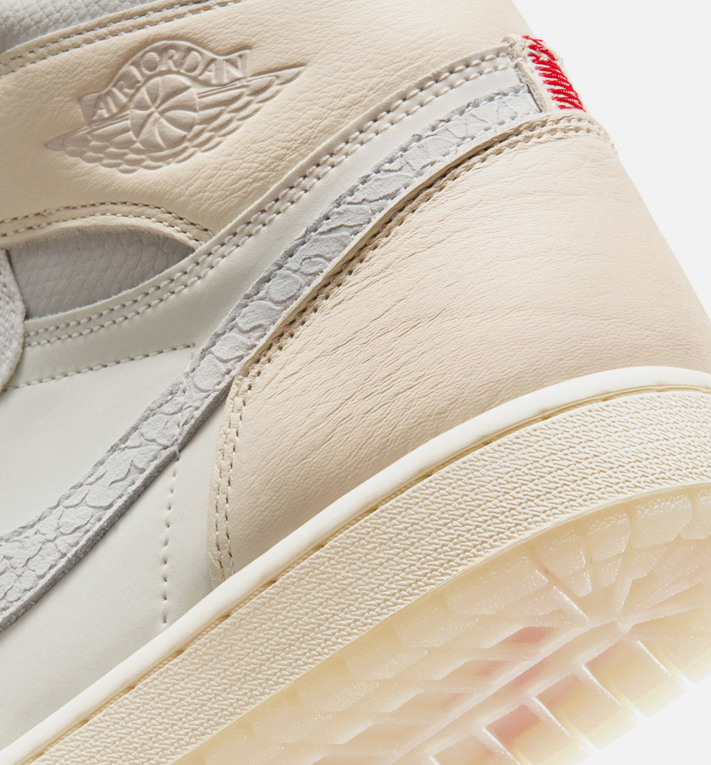 Air Jordan 1 Retro High OG Sail Men's Sneakers - Sail/University Red