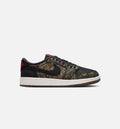 Air Jordan 1 Retro Low OG Laser Grade School Sneakers - Black/Varsity Red/Summit White