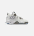 Air Jordan 4 Retro Blue Chill Grade School Sneakers - Photon Dust/Blue Chill/White