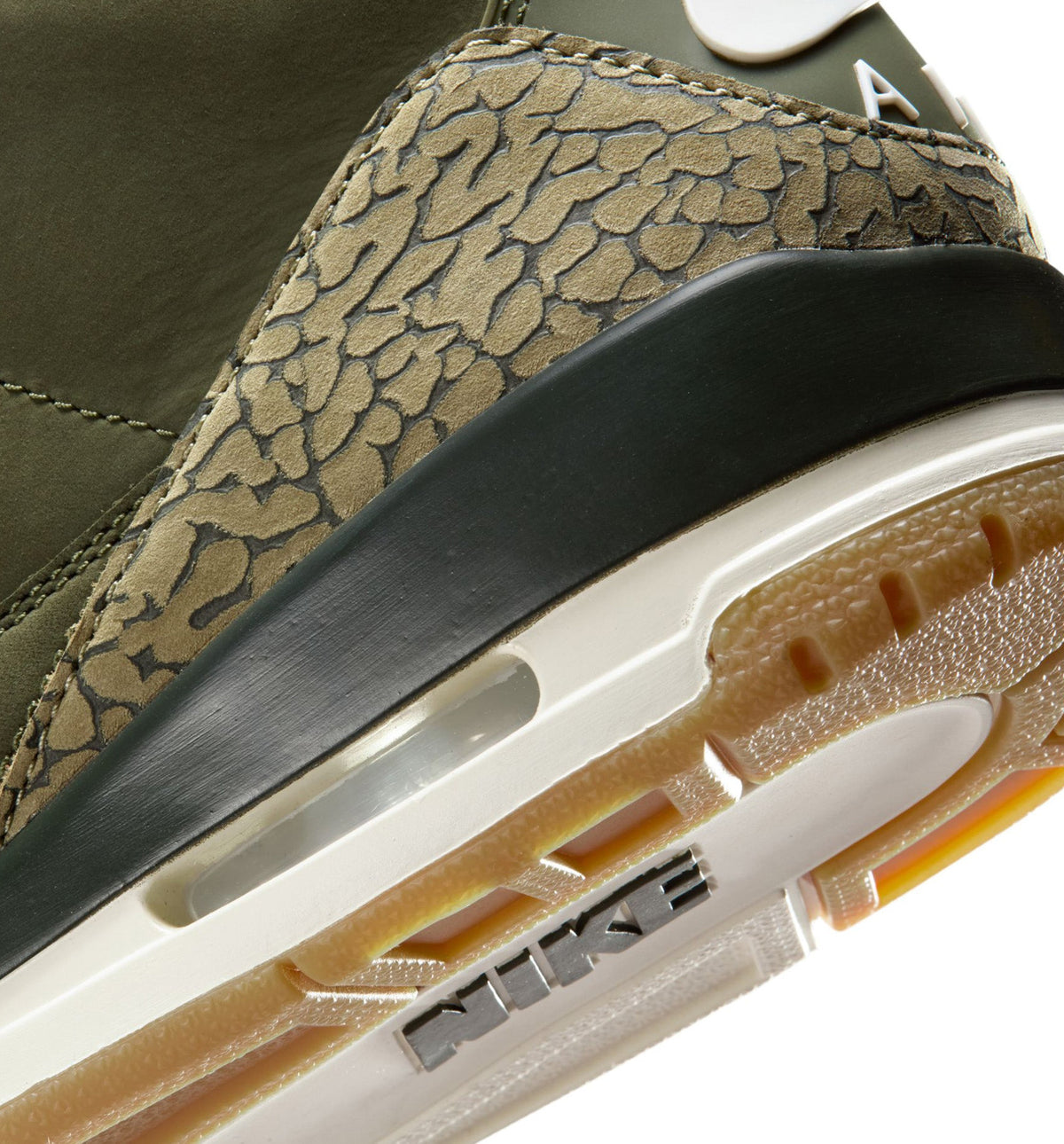Air Jordan 3 Retro Medium Olive Men's Sneakers - Medium Olive/Sequoia/Sail