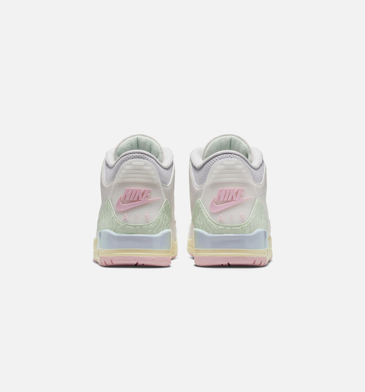 Air Jordan 3 Retro Sail And Jade Aura Men's Sneakers - Sail/Jade Aura/Iced Carmine