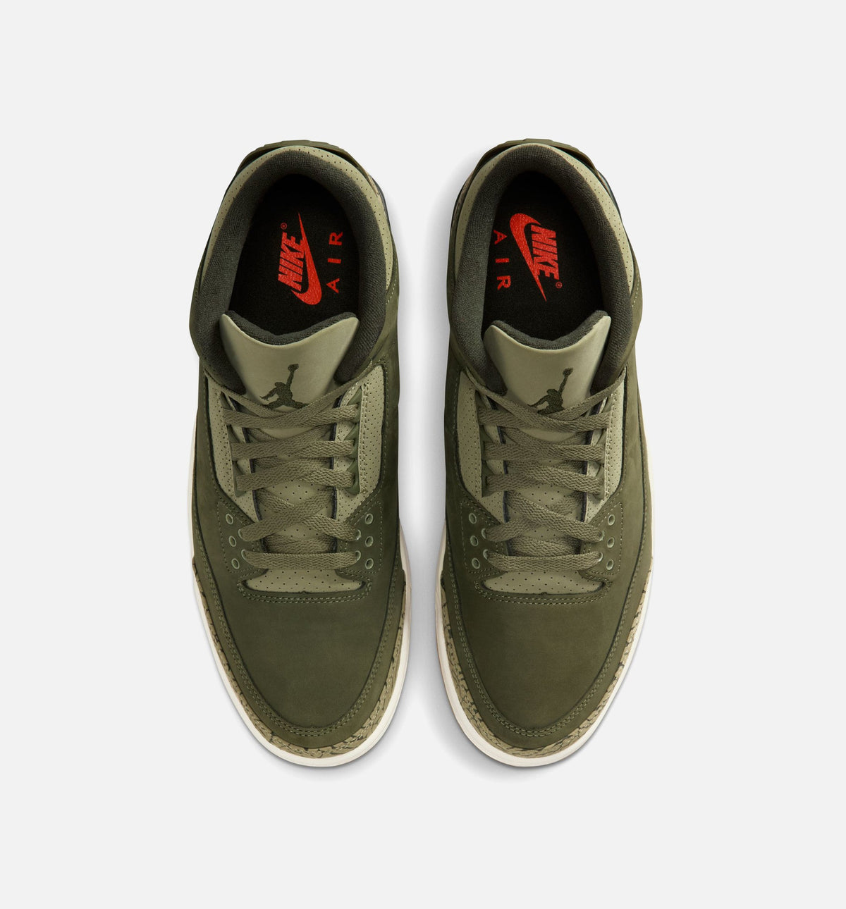 Air Jordan 3 Retro Medium Olive Men's Sneakers - Medium Olive/Sequoia/Sail