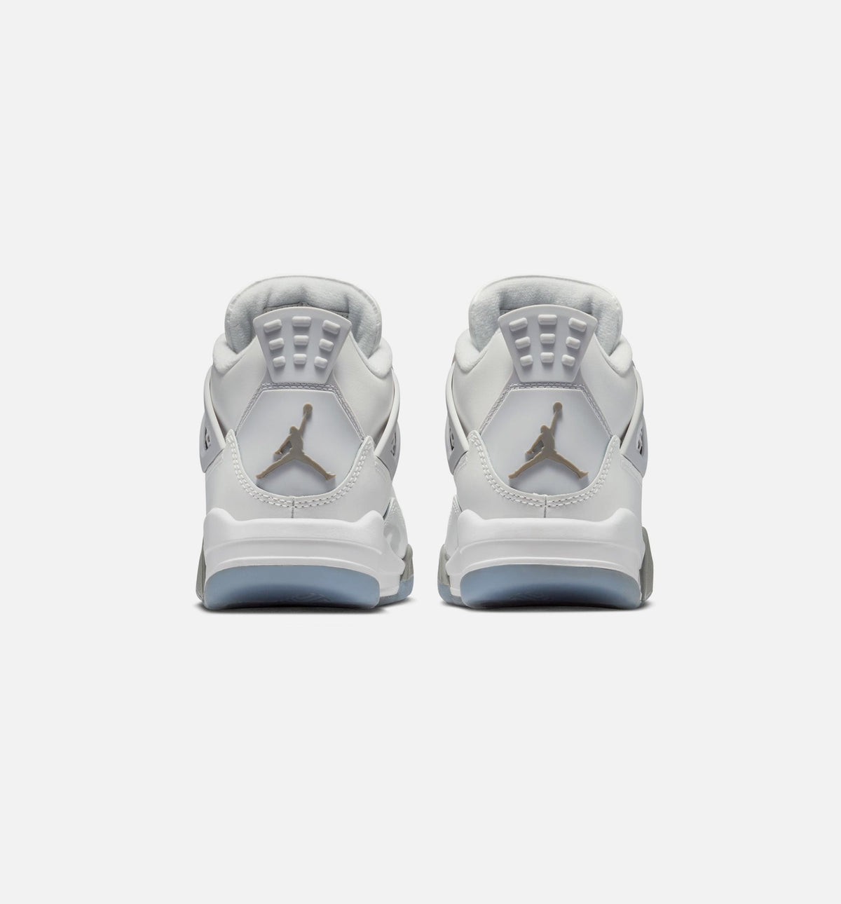 Air Jordan 4 Retro Blue Chill Grade School Sneakers - Photon Dust/Blue Chill/White