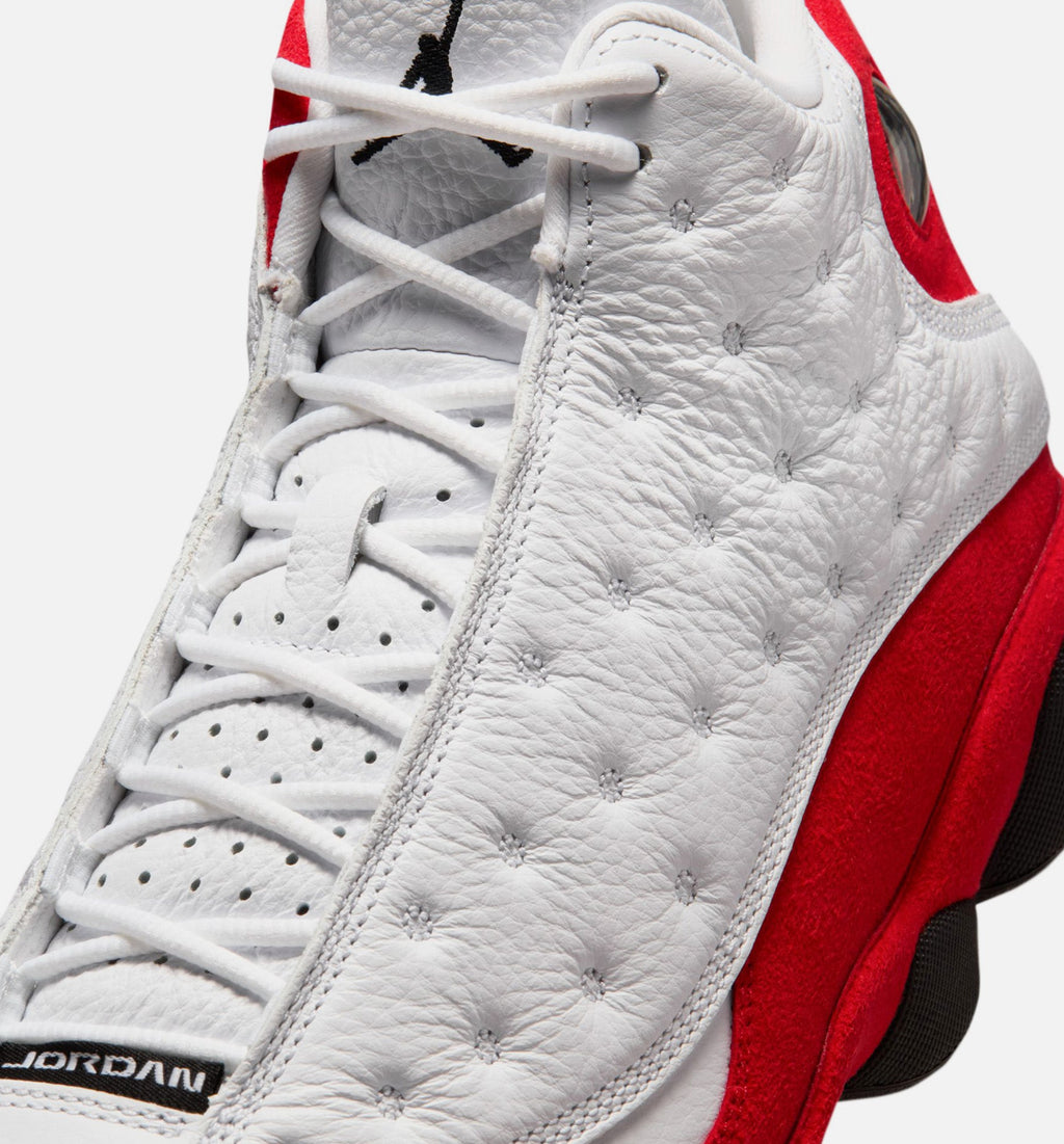 Air Jordan 13 Retro White And University Red Men's Sneakers
